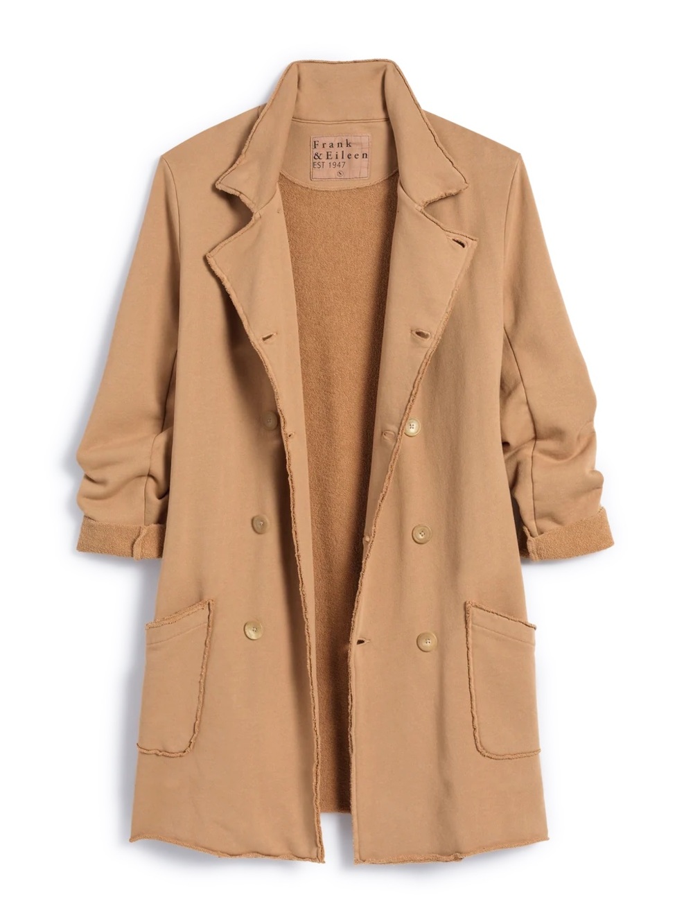 Frank & Eileen Belfast Double-Breasted Blazer Coat